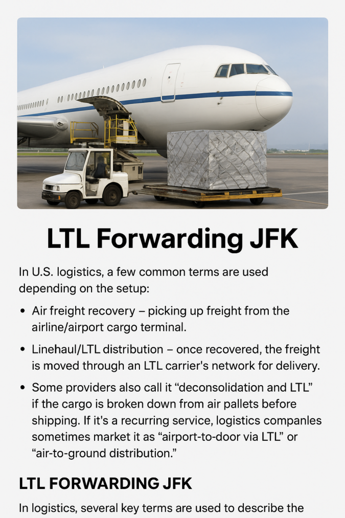 LTL Forwarding JFK