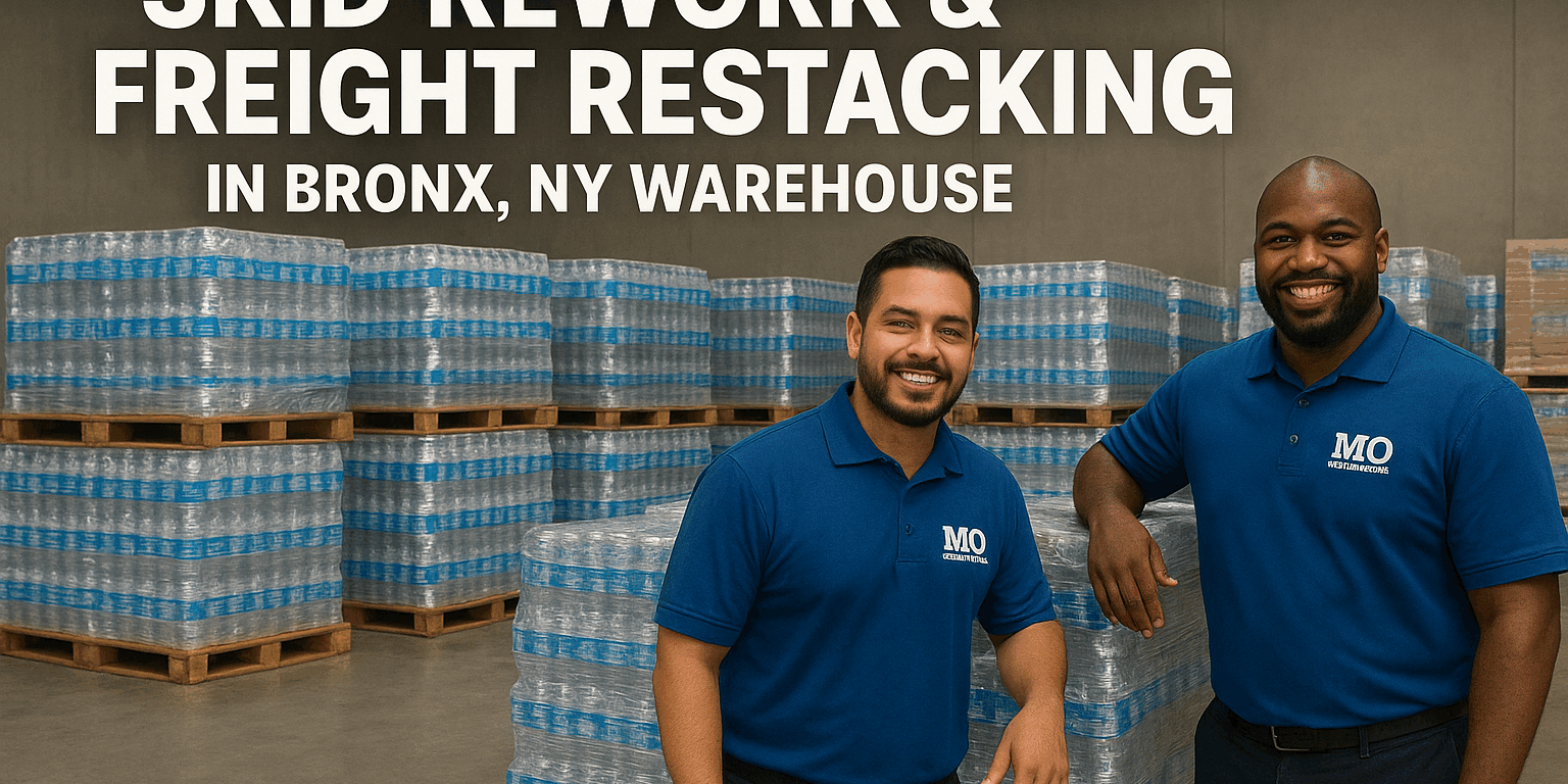 Skid Rework Freight Restacking Bronx