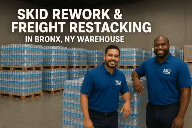 Skid Rework Freight Restacking Bronx