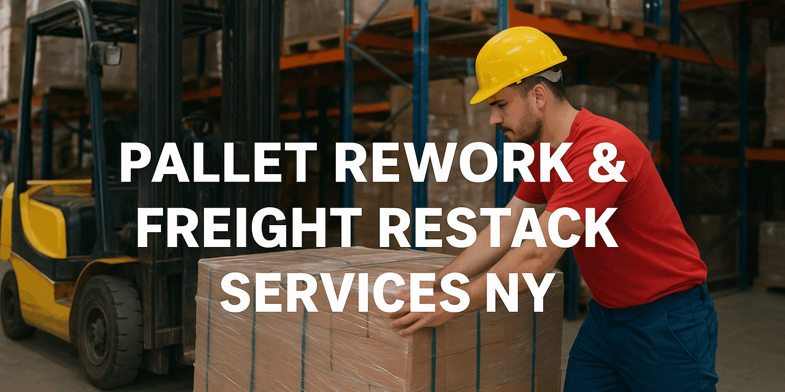Pallet Rework & Freight Restack Services NY