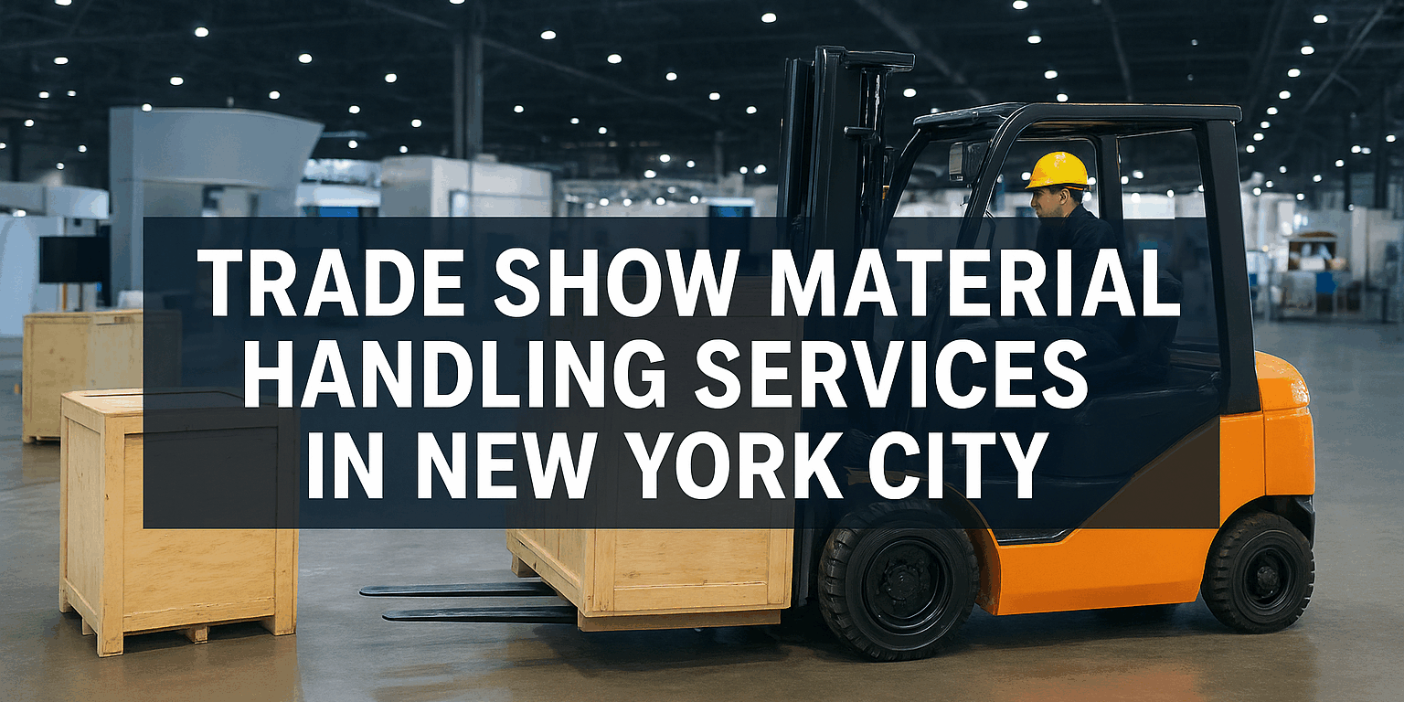 trade show material handling services