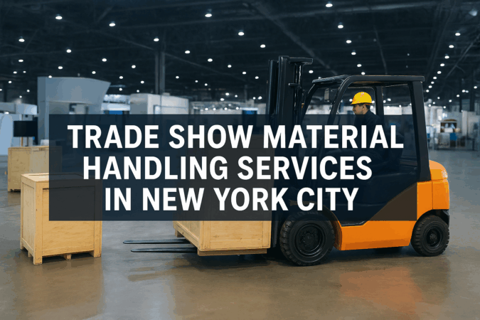 trade show material handling services