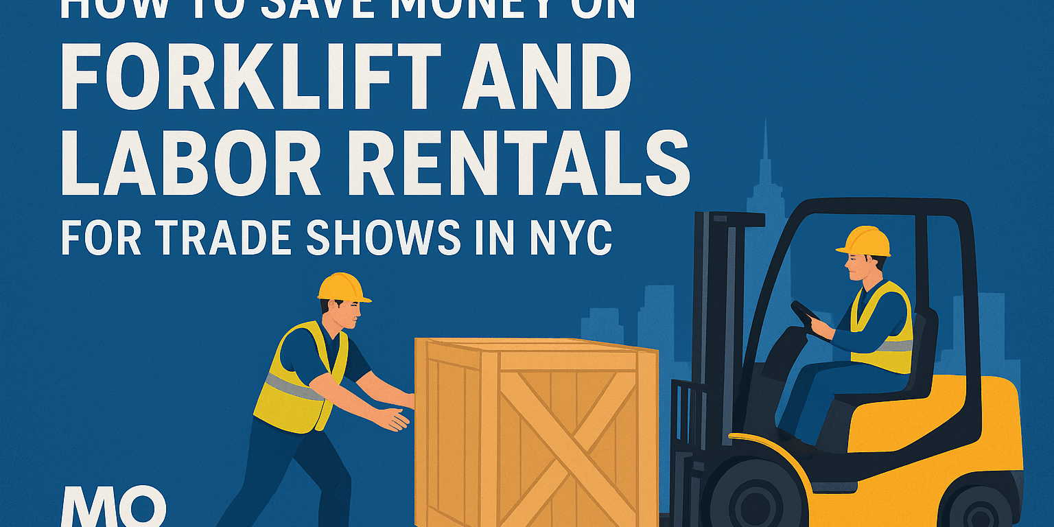 Save on Trade Show Forklift & Labor NYC