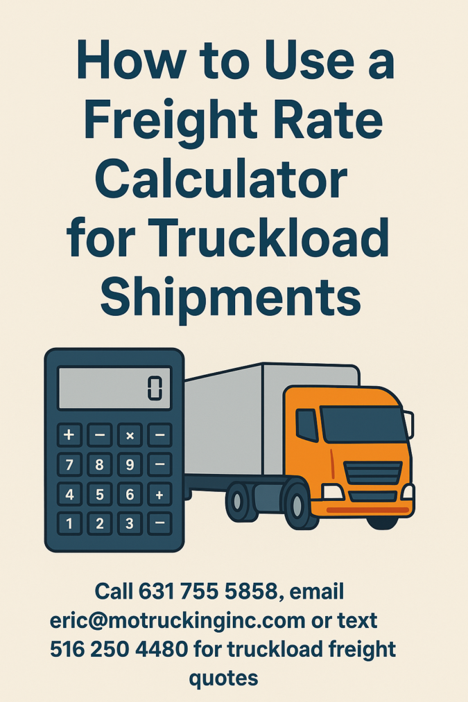 Truckload Freight Rate Calculator