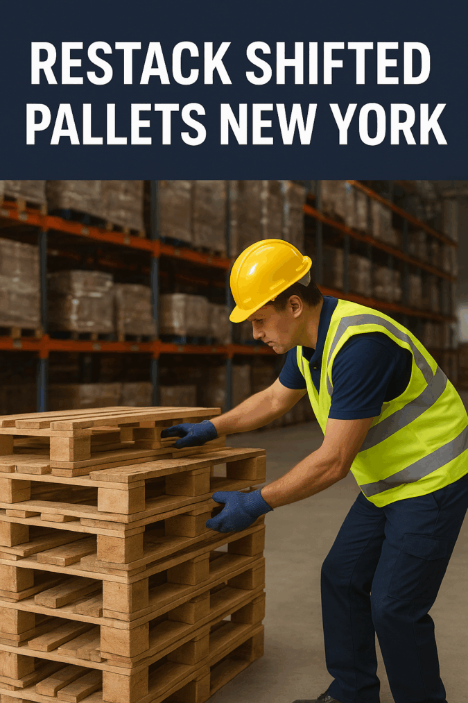 Restack Shifted Pallets New York