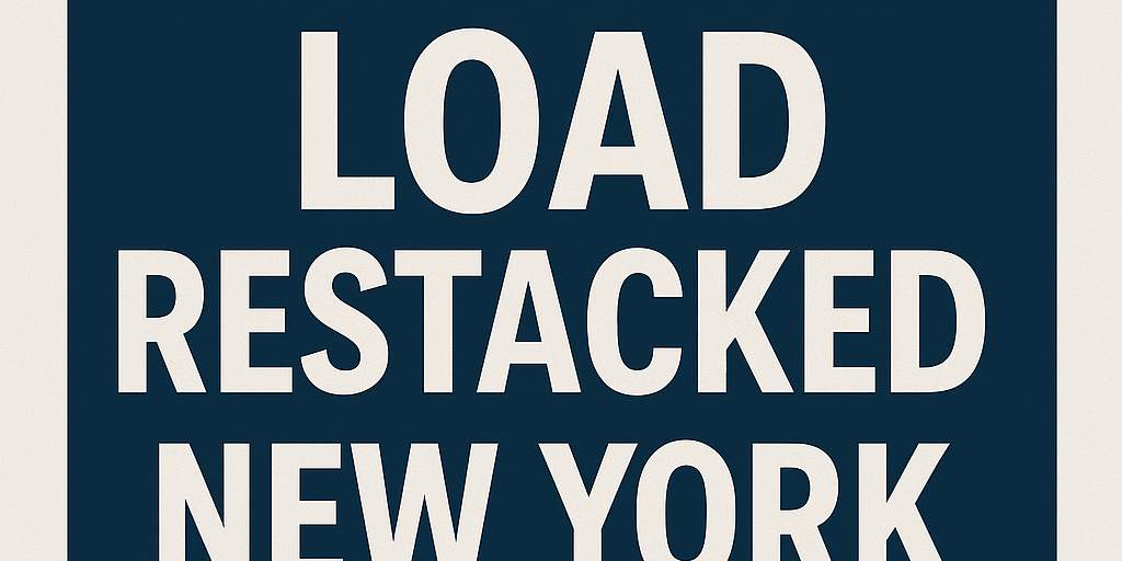 I need my load restacked New York