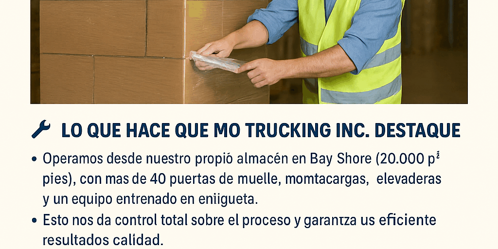 servicios de reconfiguración de pallets en Nueva York