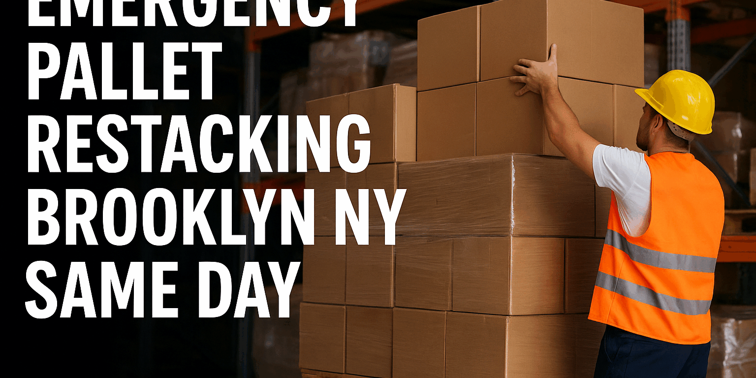 Emergency Pallet Restacking Brooklyn NY Same Day