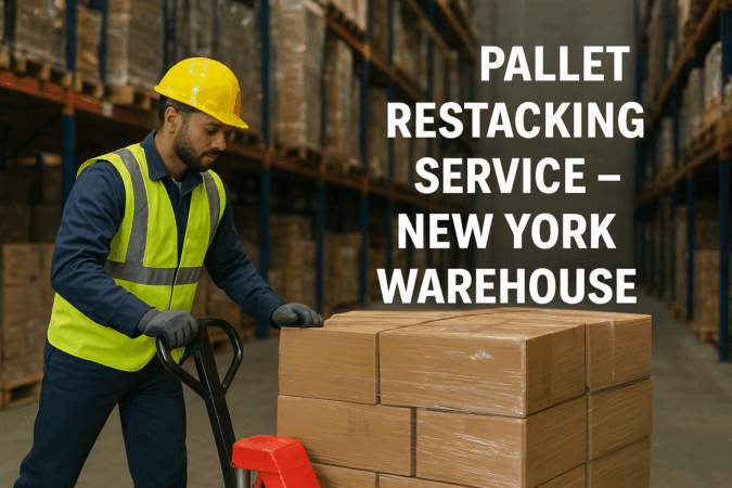 Pallet Restacking Service - New York Warehouse