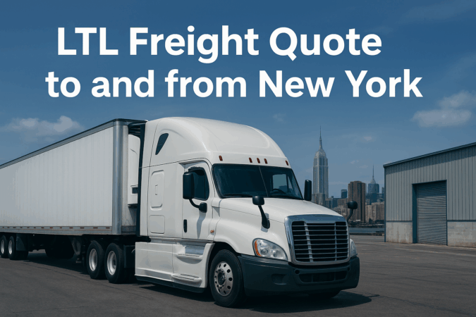 LTL Freight Quote to and from New York