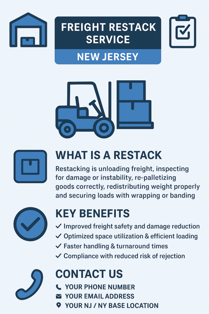 Freight Restack Service New Jersey