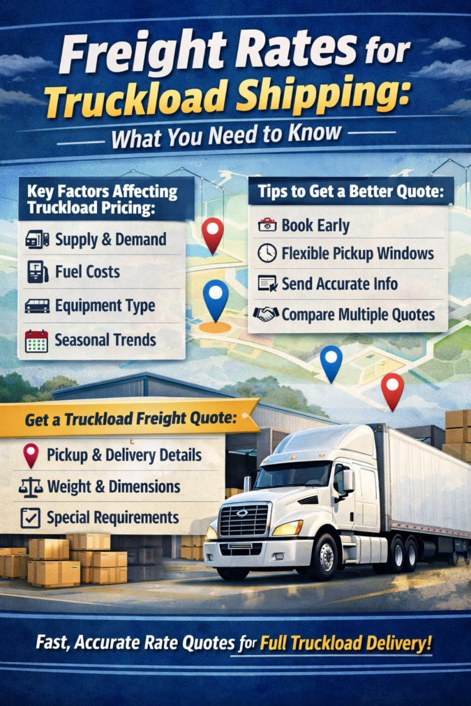 Freight Rates for Truckload Shipping