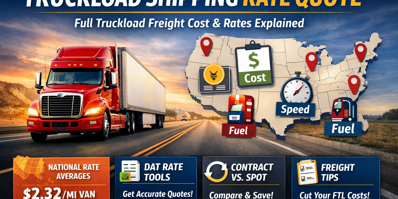 Truckload Shipping Rate Quote