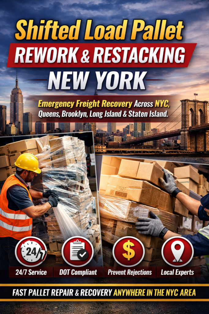 Shifted Load Pallet Rework & Restacking New York