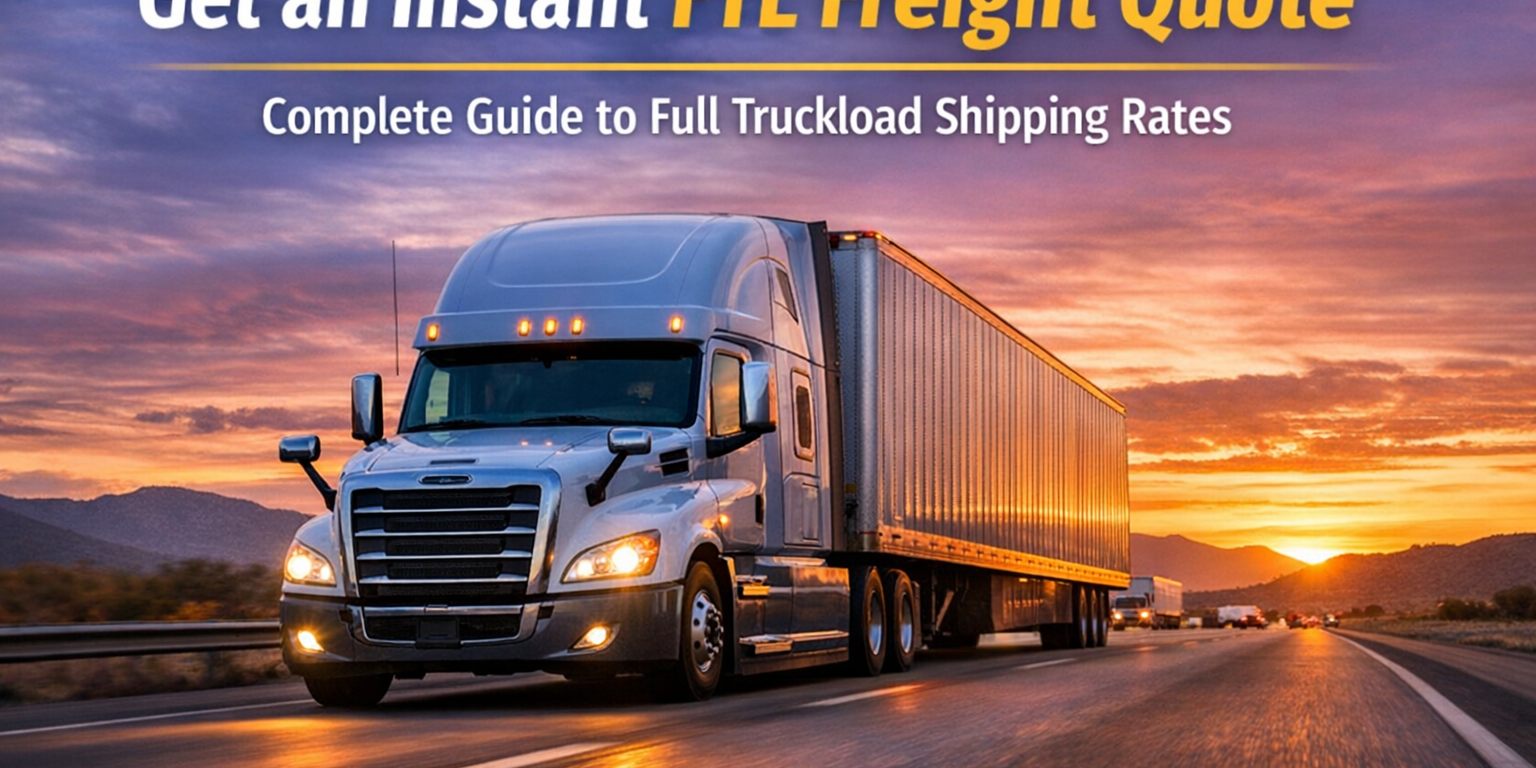 Contact us today for a Full Truckload Shipping Rate