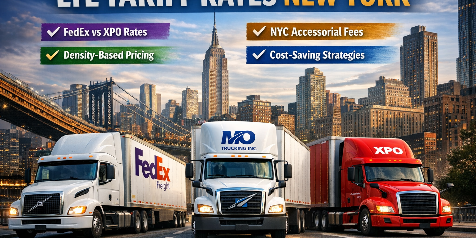 LTL Tariff Rates New York