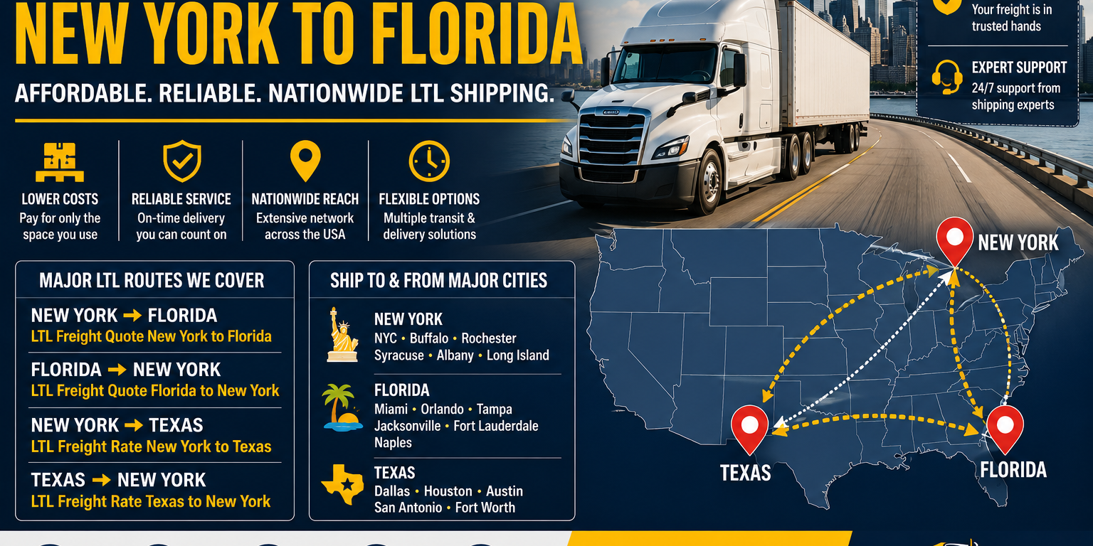 LTL Freight Quote New York to Florida LTL Freight Quote New York to Florida