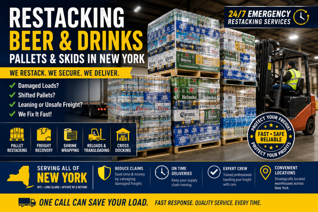 restacking beer New York