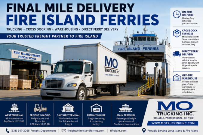 Final Mile Delivery Fire Island Ferries
