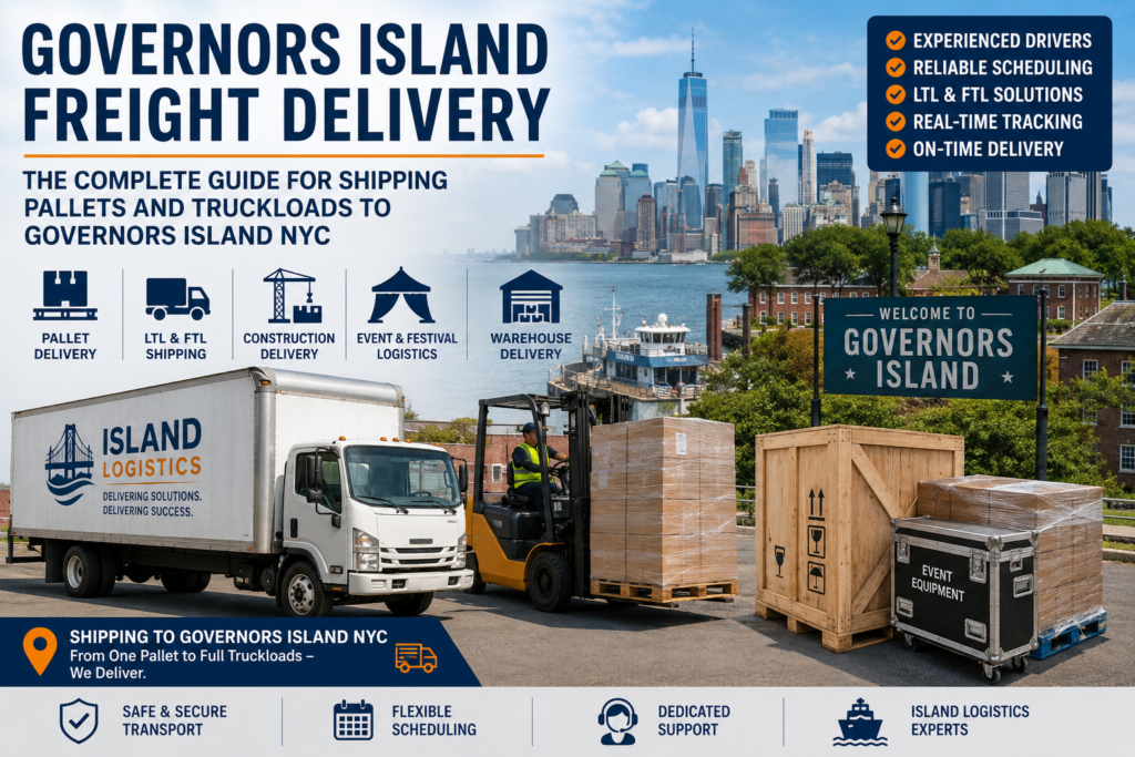 Governors Island Freight Delivery