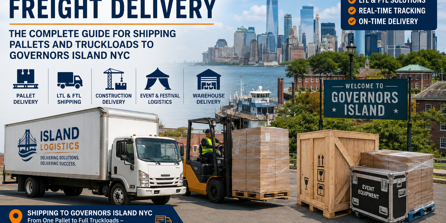 Governors Island Freight Delivery