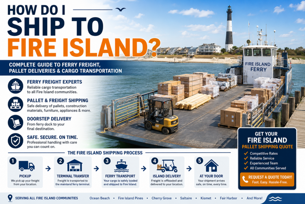 How do I Ship to Fire Island?