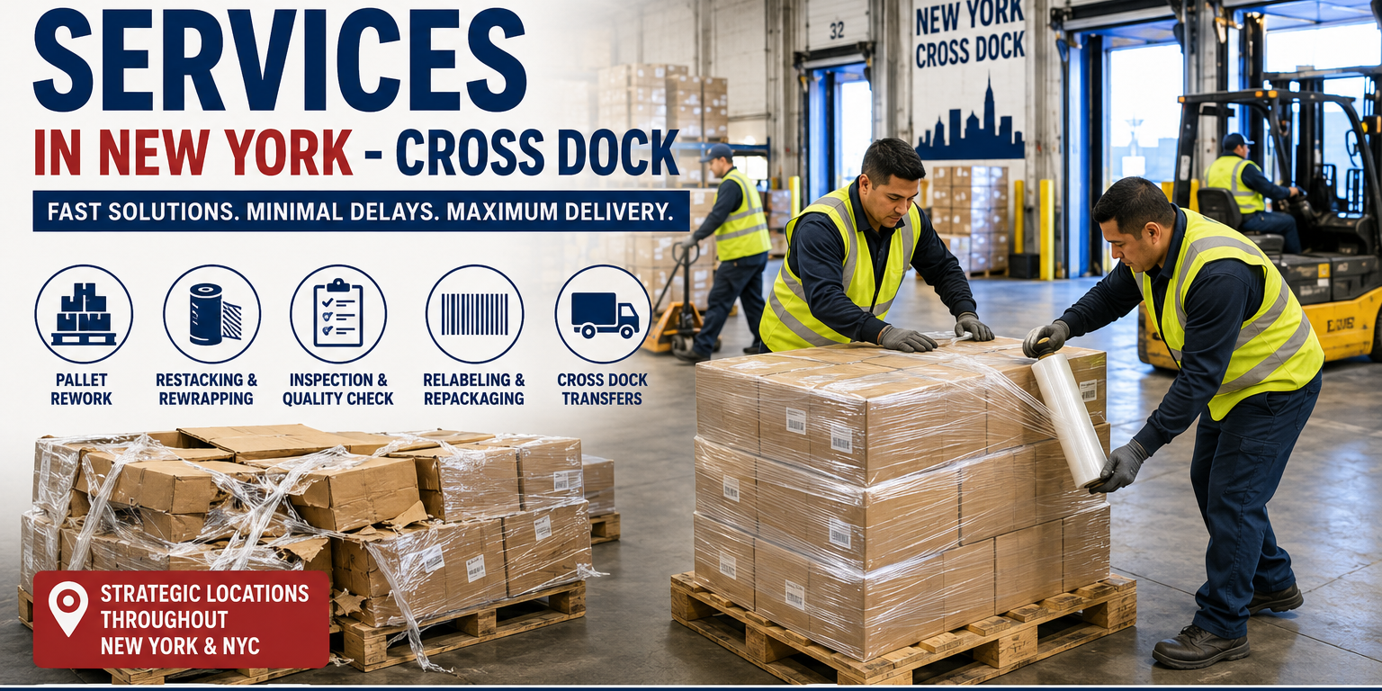 Pallet Rework Services in New York - Cross Dock