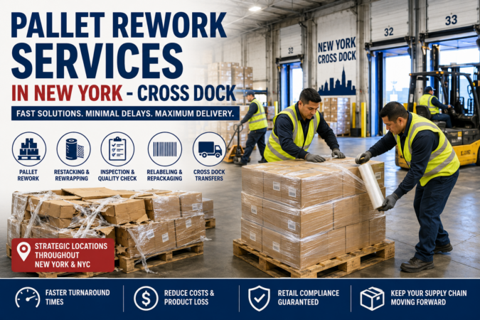 Pallet Rework Services in New York - Cross Dock