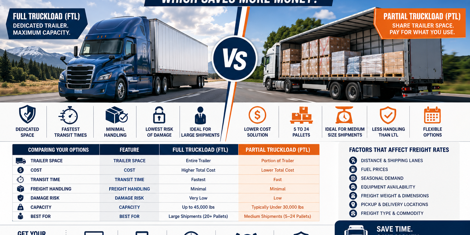 Partial Truckload Quote Partial Truckload Quote