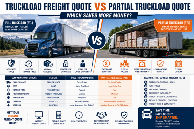Partial Truckload Quote Partial Truckload Quote