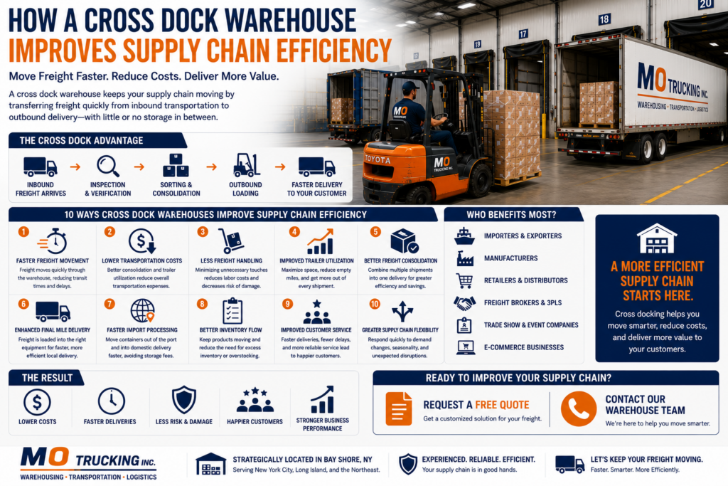 How a Cross Dock Warehouse Improves Supply Chain Efficiency?