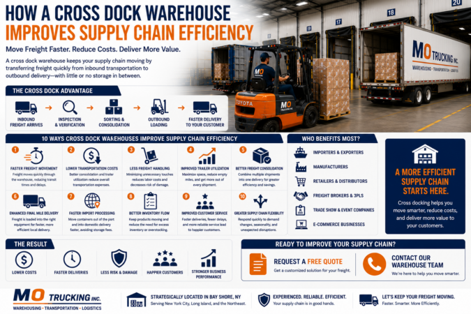 How a Cross Dock Warehouse Improves Supply Chain Efficiency?