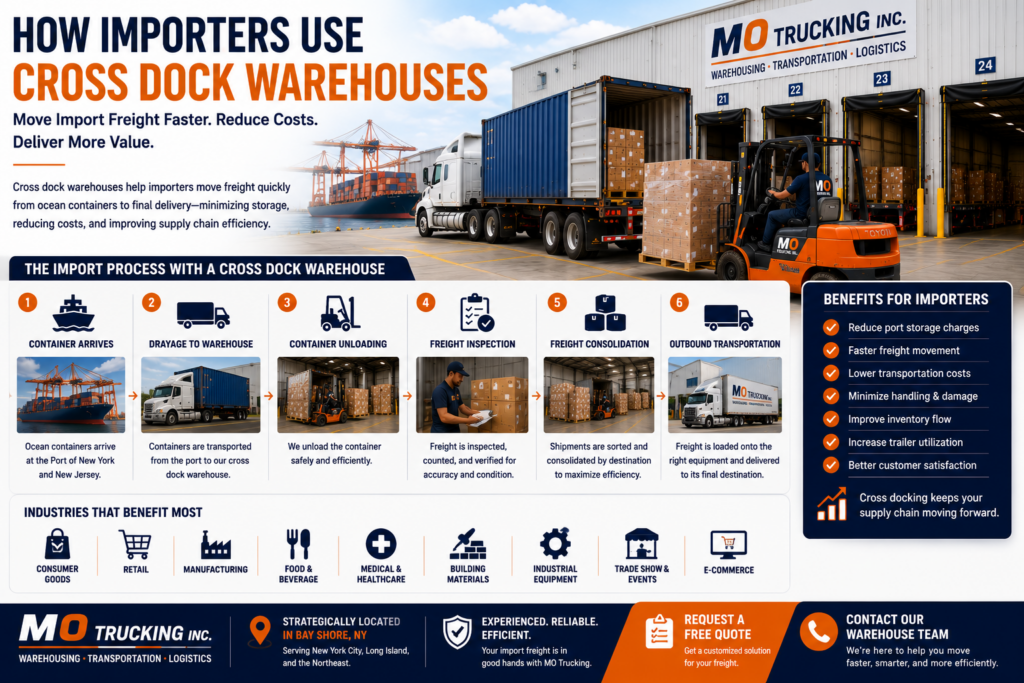 How Importers Use Cross Dock Warehouses?