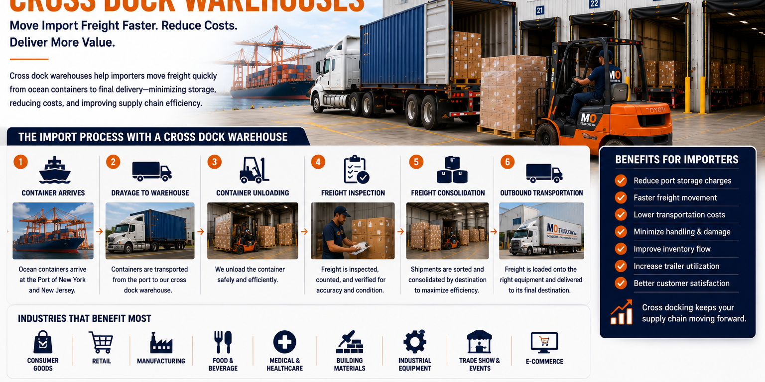 How Importers Use Cross Dock Warehouses?