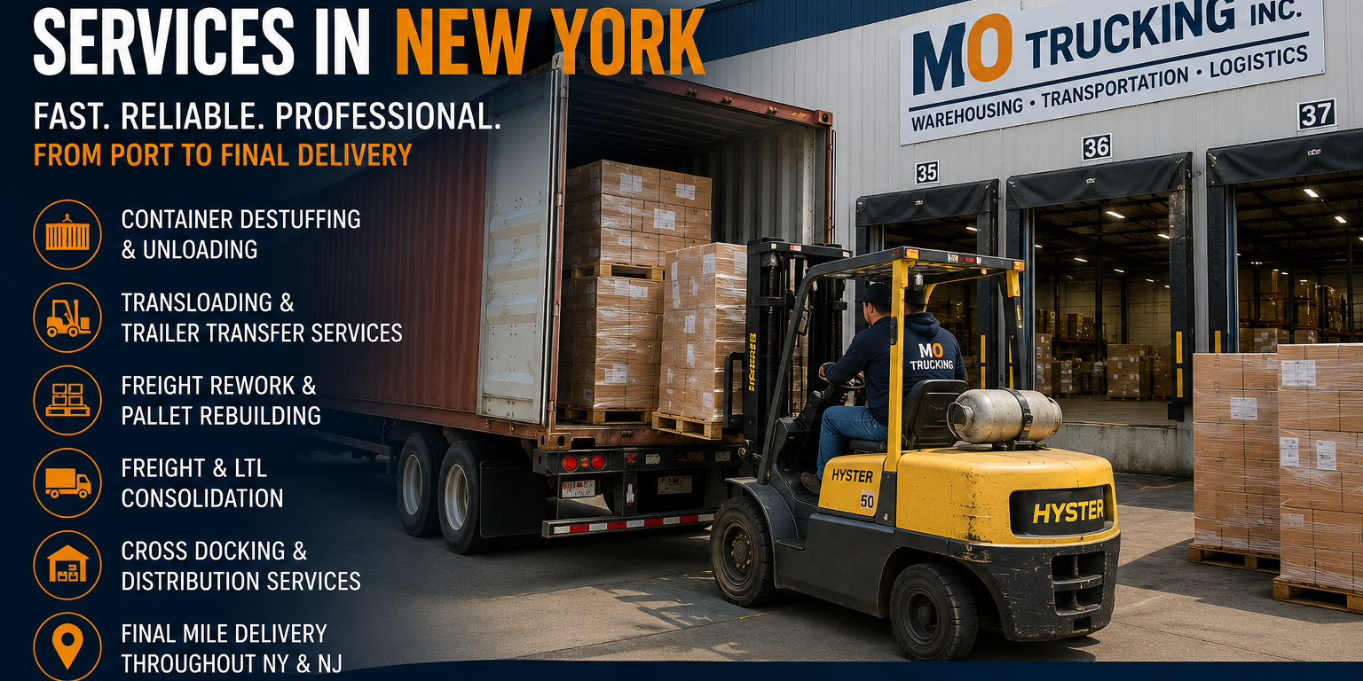 Container Destuffing Services In New York Container Destuffing Services In New York
