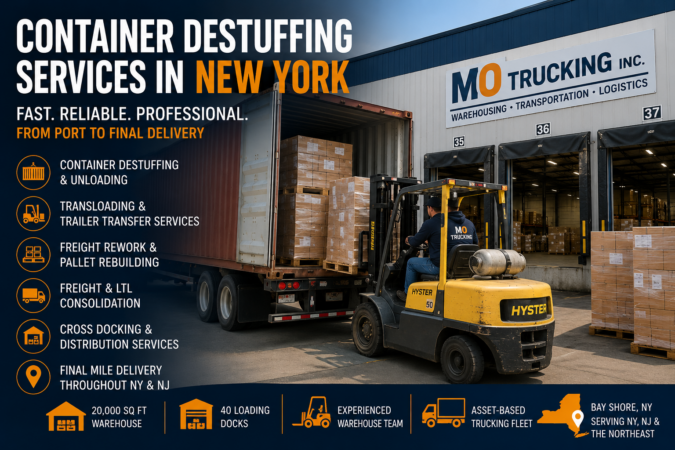 Container Destuffing Services In New York