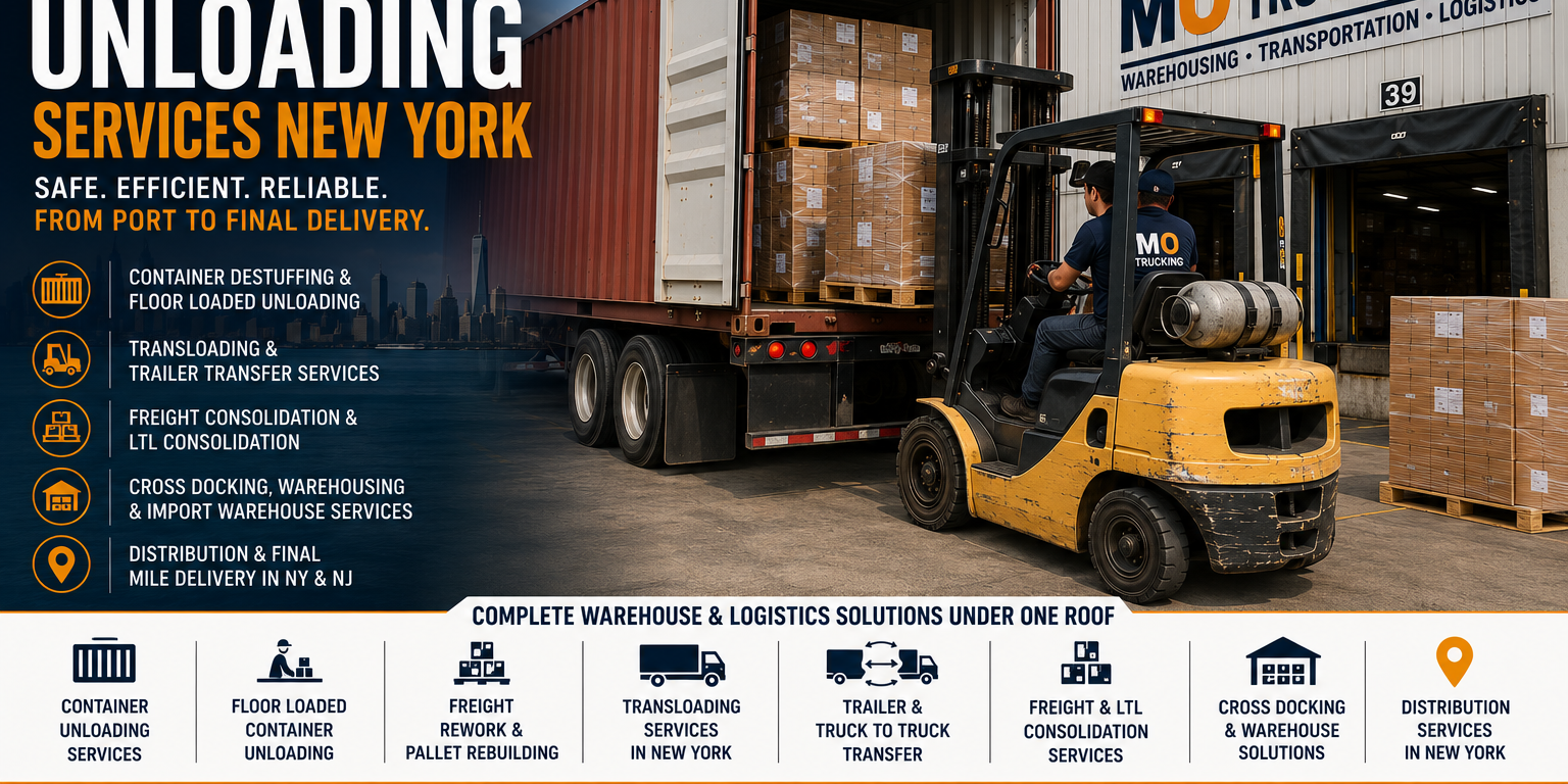 Container Unloading Services New York