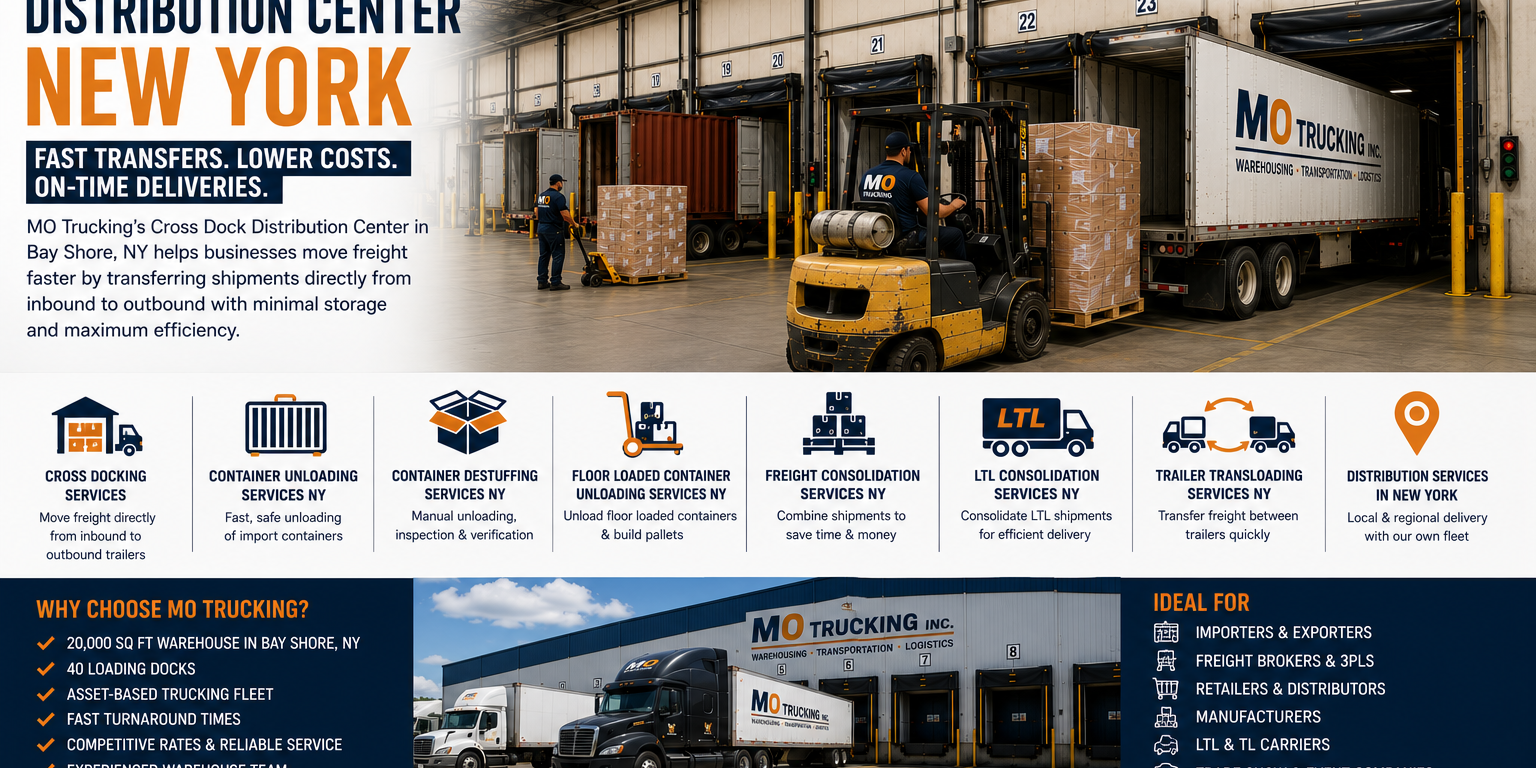 Cross Dock Distribution Center New York Cross Dock Distribution Center New York