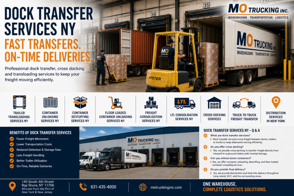 Dock Transfer Services NY