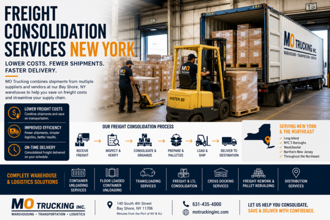 Freight Consolidation Services New York