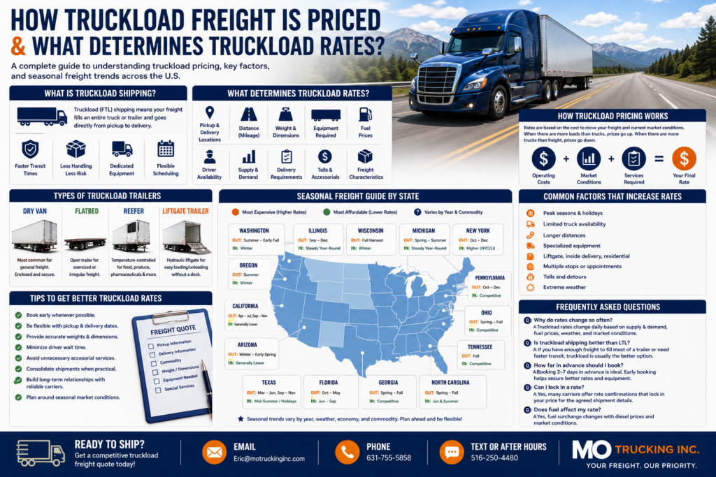 How Truckload Freight Is Priced