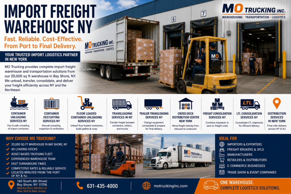 Import Freight Warehouse NY