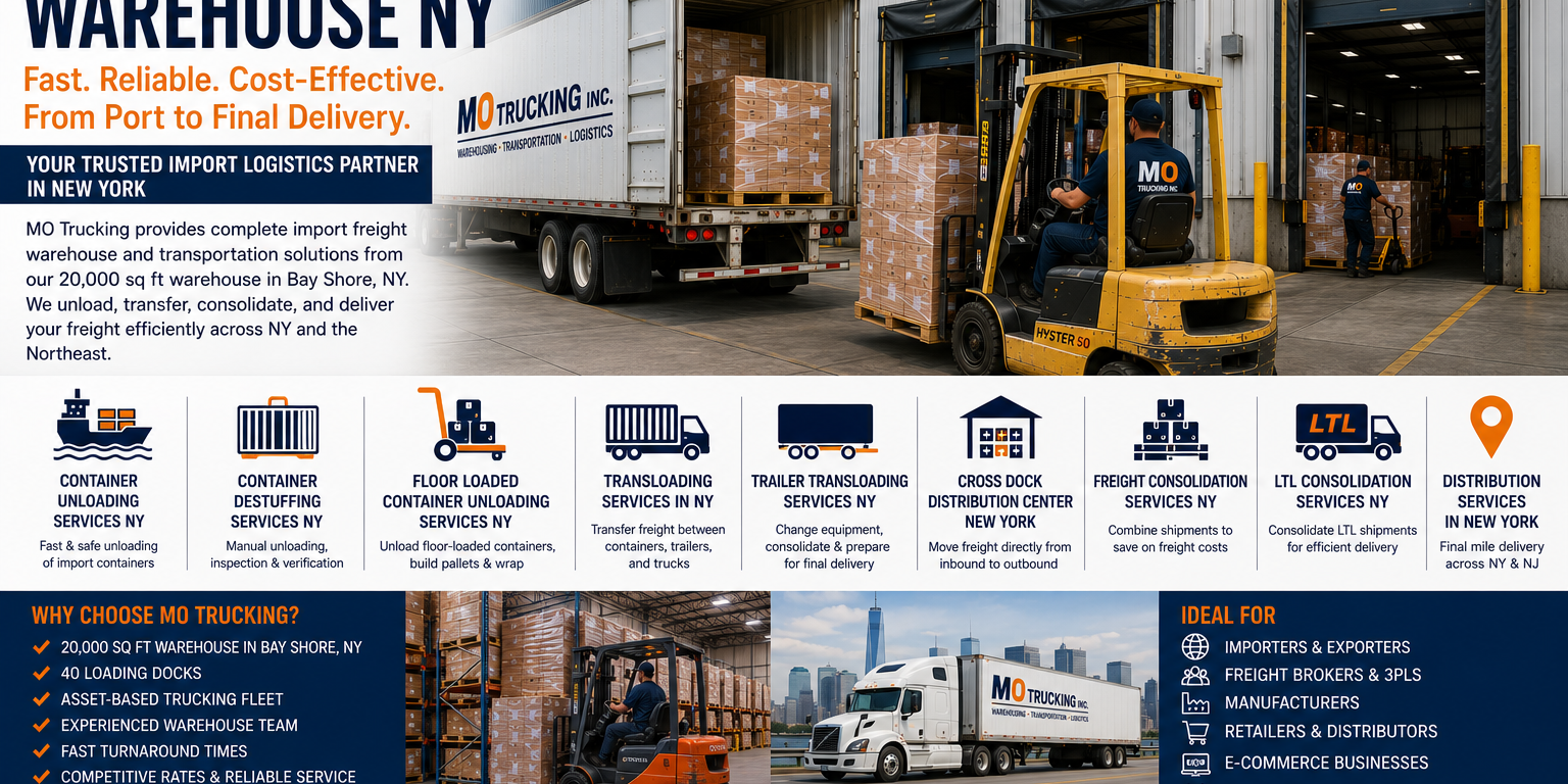 Import Freight Warehouse NY Import Freight Warehouse NY