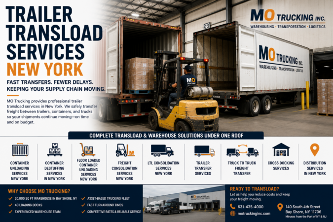 Trailer Transload Services New York