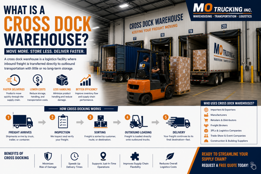 What is a cross dock Warehouse