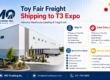 Toy Fair Freight Quote ship to T3 Expo