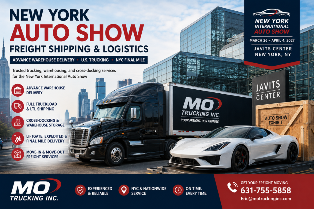 New York Auto Show Freight Shipping