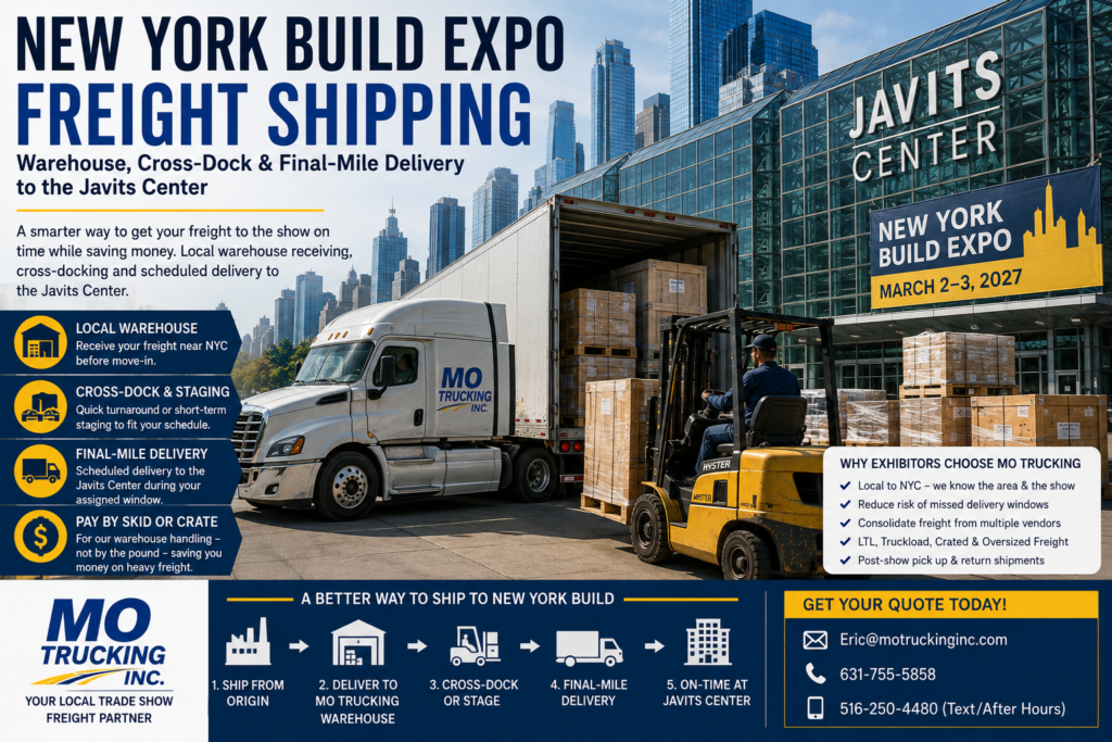 New York Build Expo Freight Shipping