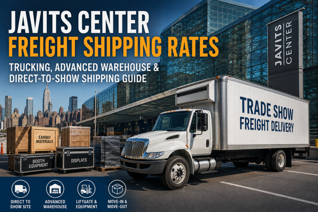 Javits center freight shipping rates