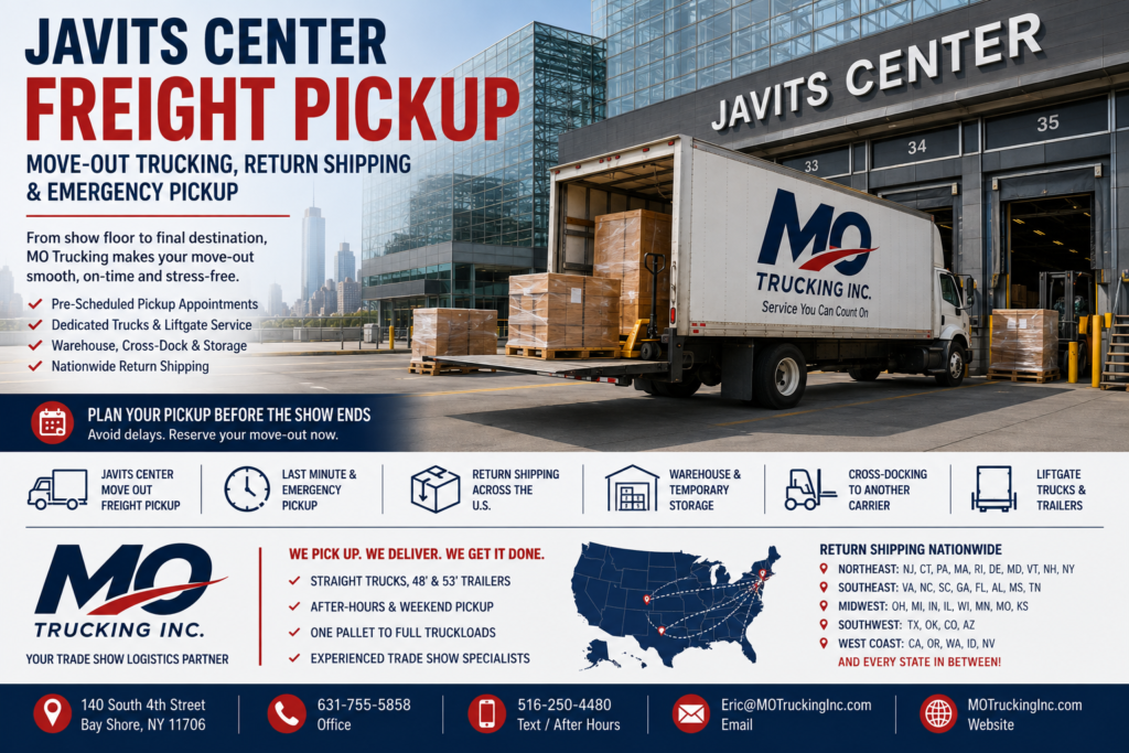 Javits Center freight pickup